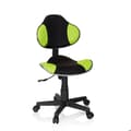Miniatyrbild 1 av 6: Kontorsstol för barn - HJH OFFICE - KIDDY GTI-2 - Svart/grönt tyg - Ergonomisk och design