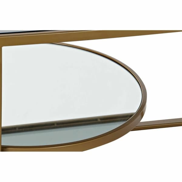 Sofabord DKD Home Decor Metal Krystal 90 x 50 x 35 cm