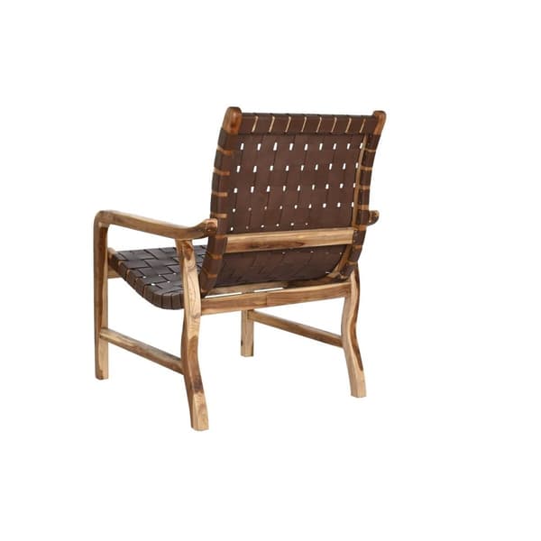 Lænestol DKD Home Decor Brun Teak 66 x 73 x 96 cm