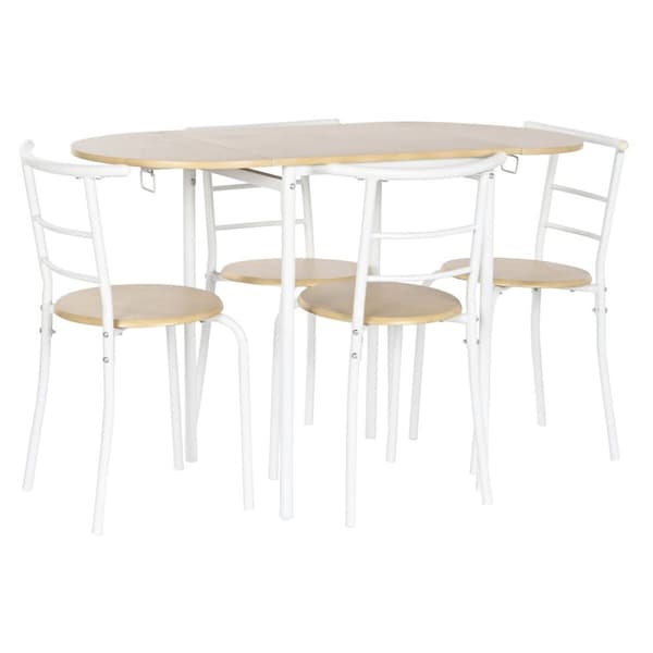 Spisebordsæt med 4 stole DKD Home Decor 121 x 55 x 78 cm