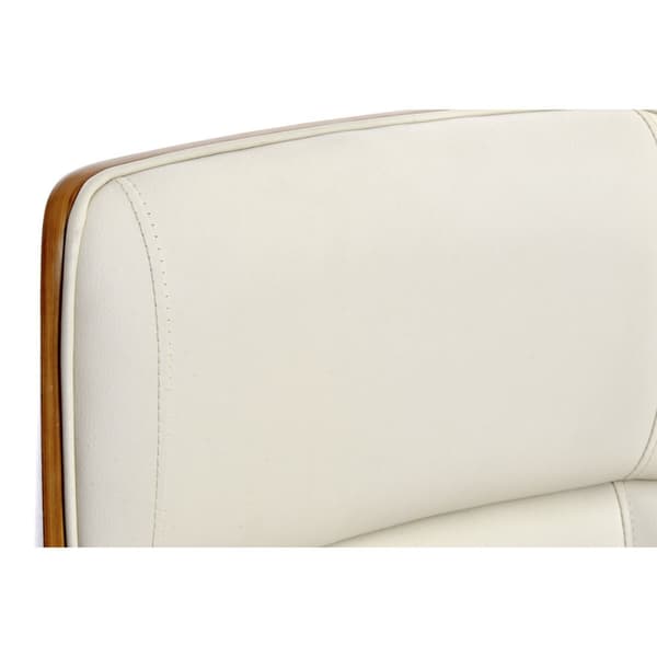 Kontorstol DKD Home Decor Brun Flødefarvet Sølvfarvet 60 x 65,5 x 118 cm