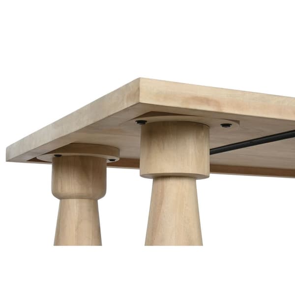 Spisebord Home ESPRIT Natur Mangotræ 200 x 90 x 76 cm