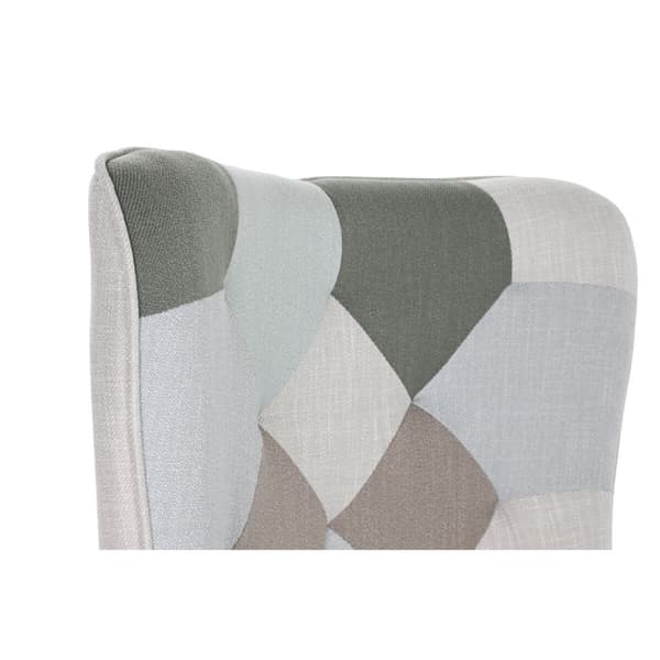 Lænestol Home ESPRIT Polyester Metal Træ MDF 68 X 78 X 95 cm