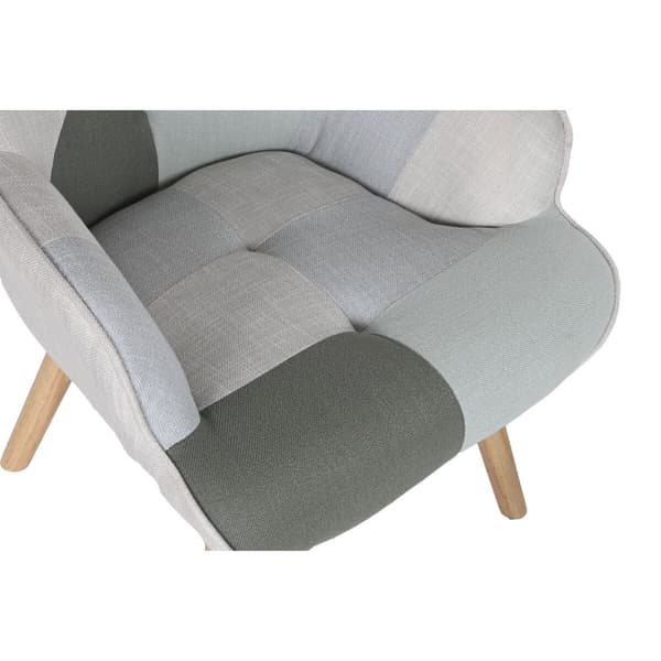 Lænestol Home ESPRIT Polyester Metal Træ MDF 68 X 78 X 95 cm