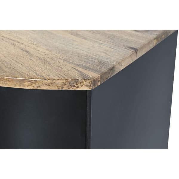 Olohuoneen pöytä DKD Home Decor Musta Rauta Mangopuu 120 x 45 x 45 cm
