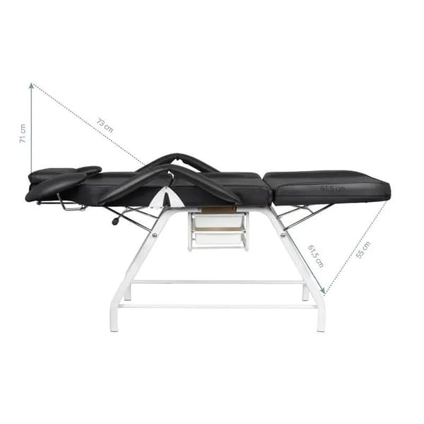 Activeshop Ripsien hoitotuoli IVETTE BLACK