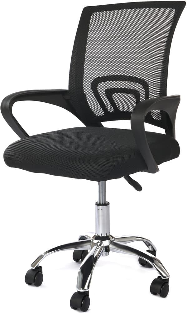 Ergonominen verkostoitu toimistotuoli ammattilaisille - musta, säädettävä & tyylikäs