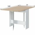 Miniatyrbillede 5 af 6: Spisebord 78x31-140x77 cm
