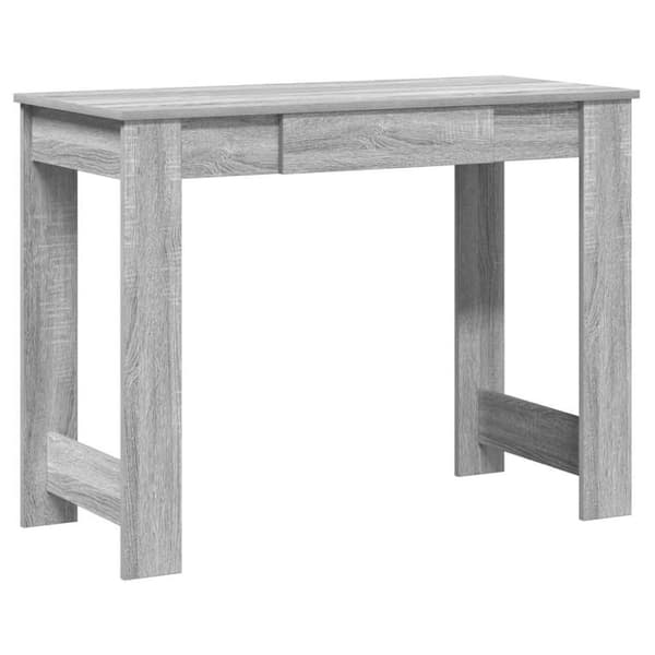vidaXL Skrivbord grå sonoma 100x45x75 cm konstruerat trä