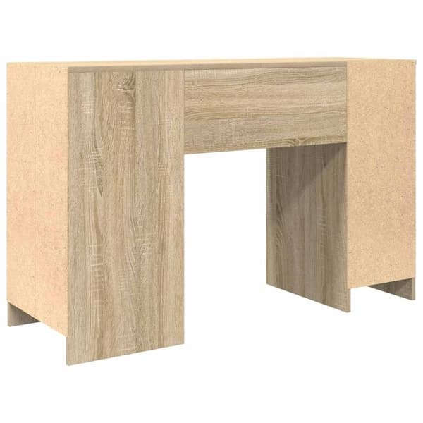 vidaXL Skrivebord sonoma eik 120x42x76 cm konstruert tre