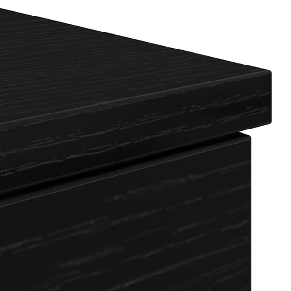 vidaXL Skrivbord svart ek 86x49x76 cm konstruerat trä