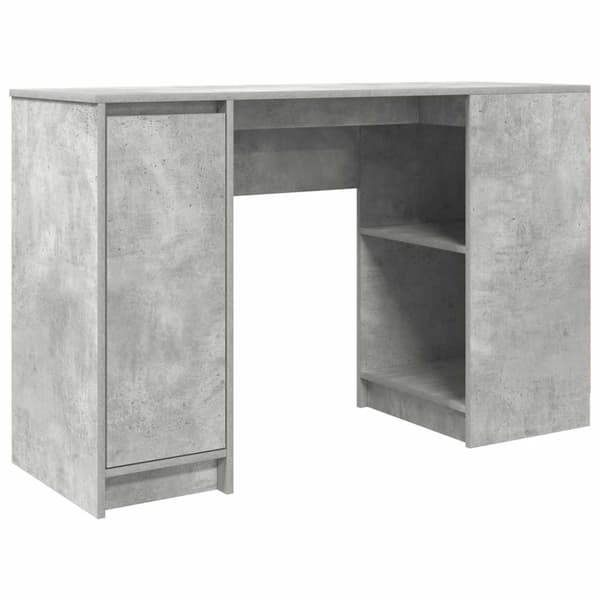 vidaXL skrivebord 120x42x76 cm konstrueret træ betongrå