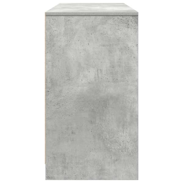 vidaXL skrivebord 120x42x76 cm konstrueret træ betongrå