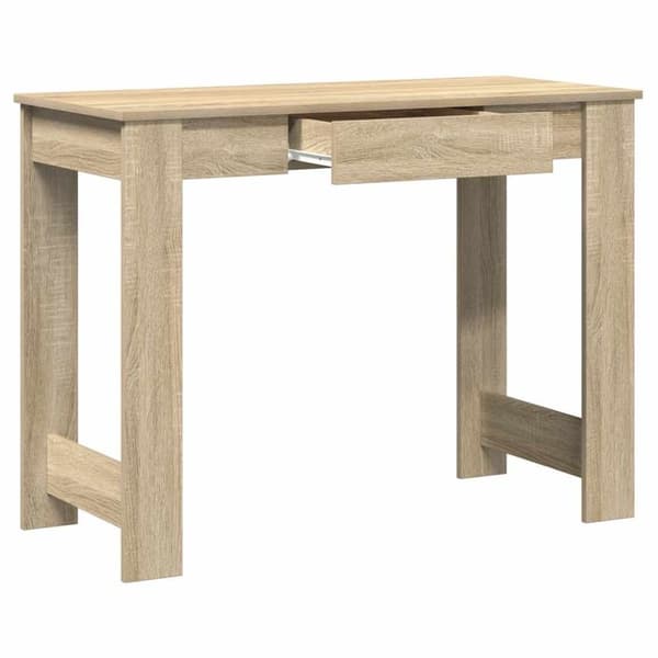 vidaXL Työpöytä Sonoma Oak 100x45x75 cm Engineered Wood