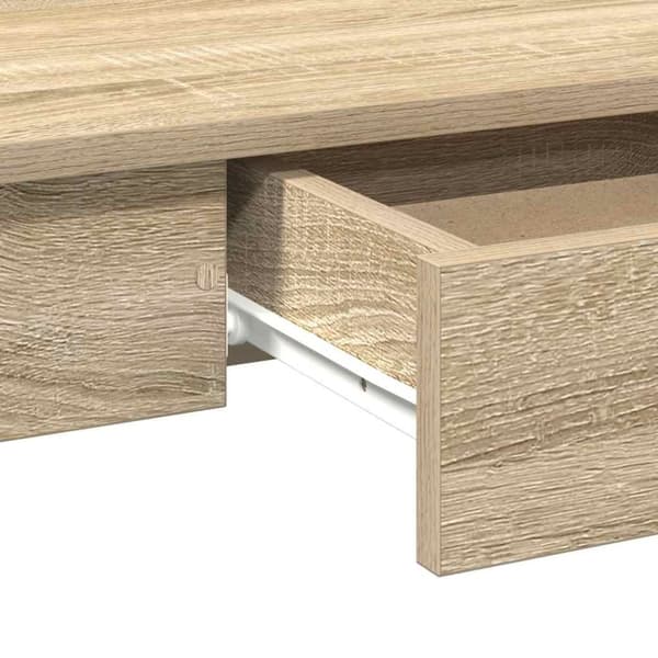 vidaXL Työpöytä Sonoma Oak 100x45x75 cm Engineered Wood