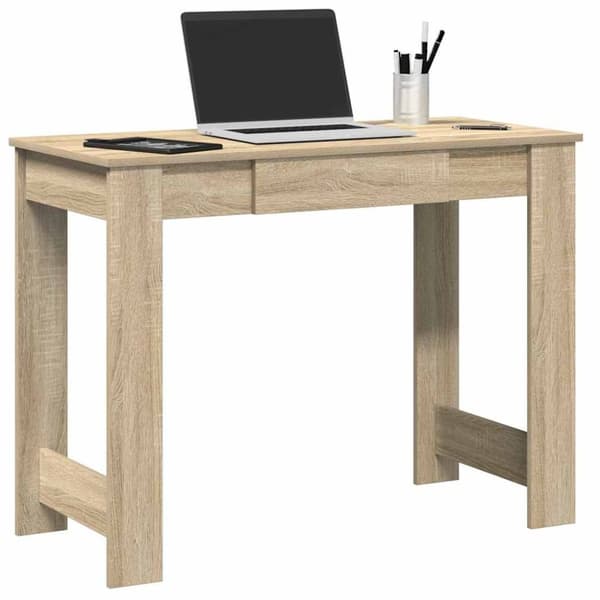vidaXL Työpöytä Sonoma Oak 100x45x75 cm Engineered Wood