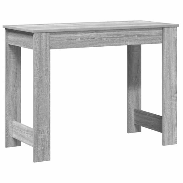 vidaXL skrivebord 100x45x75 cm konstrueret træ grå sonoma-eg