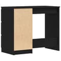 Miniatyrbilde 9 av 11: vidaXL Skrivebord svart eik 90x45x76 cm konstruert tre