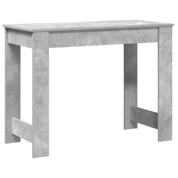 vidaXL skrivebord 100x45x75 cm konstrueret træ betongrå