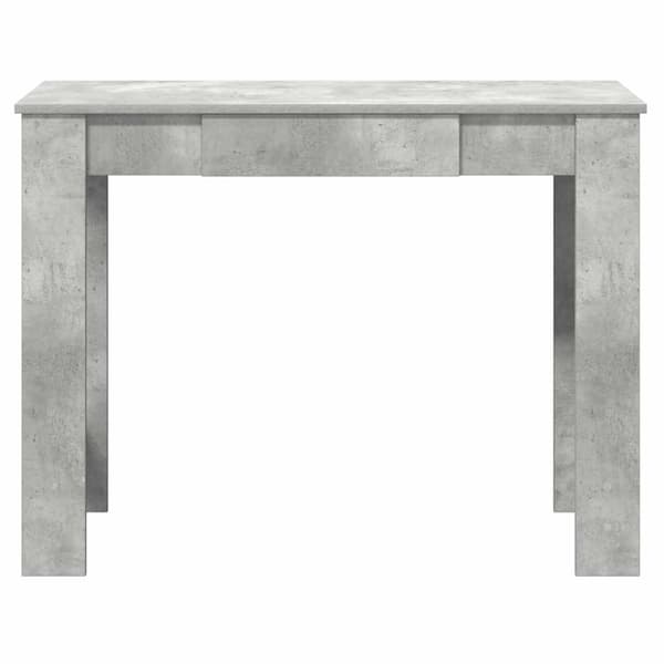 vidaXL Skrivbord betonggrå 100x45x75 cm konstruerat trä