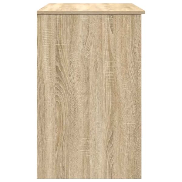 vidaXL Työpöytä Sonoma-tammi 86x49x76 cm tekninen puu