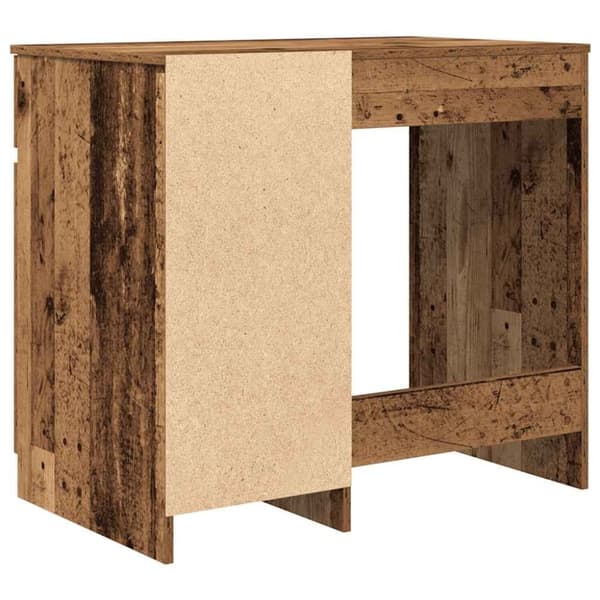 vidaXL Työpöytä vanha puu 86x49x76 cm tekninen puu