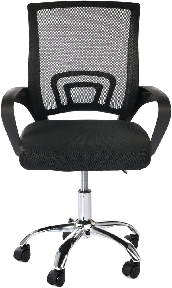 Ergonomisk Mesh Kontorstol til Hjemmearbejdere - Justerbar Lændestøtte & Ventileret Design