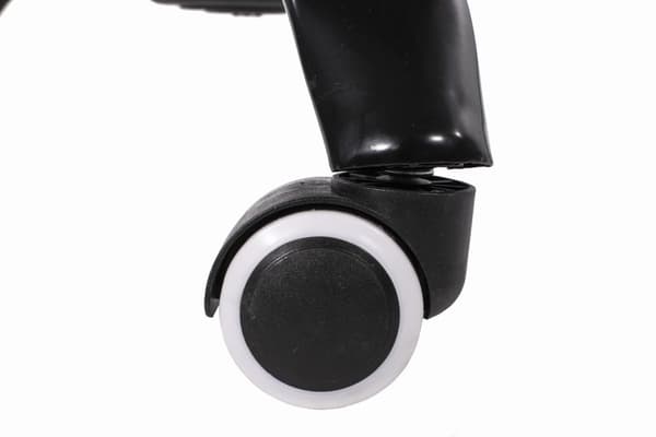 AVOLA Ekologisk Läder Skrivbordsstol - Grå/Vit, Ergonomisk, Svängbar, Höjjusterbar för Hemmaarbetare