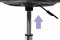 Miniatyrbillede 6 af 9: AVOLA Eco-Læder Kontorstol - Ergonomisk, Justerbar, Stilfuld Design til Professionelle