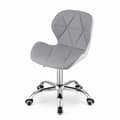 Miniatyrbillede 5 af 9: AVOLA Ergonomisk Børnestole - Justerbar, Eco-Læder, Grå-Hvid
