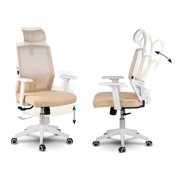 Micro-mesh kontorstol Sofotel Rotar beige