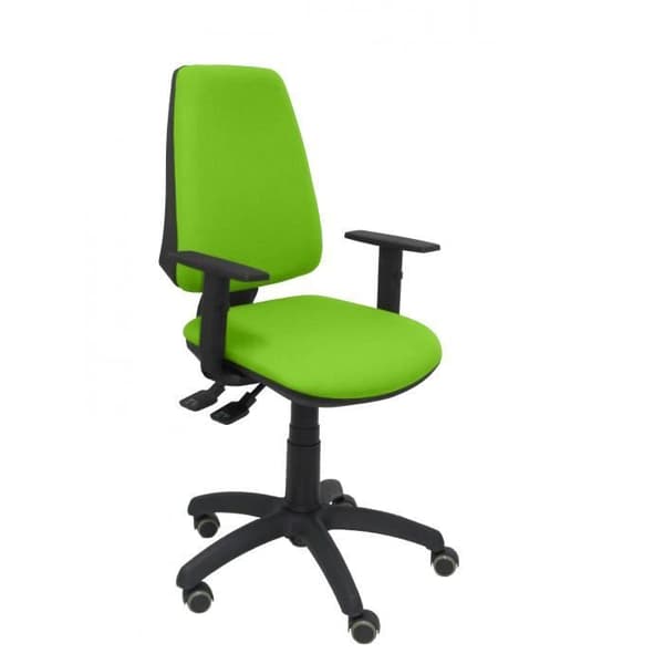Ergonomisk kontorsstol PIQUERAS Y CRESPO - Modell 14SBALI22B10RP CP - Grönt tyg - Parketthjul