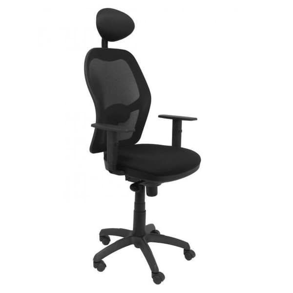 Ergonomisk kontorsstol med synkromekanism, justerbara och höj- och sänkbara armstöd - ryggstöd i mesh som andas,