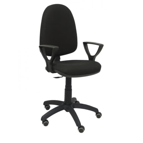 Modell 04CPBALI840BGOLFRP Ergonomisk kontorsstol med permanent kontaktmekanism, justerbar i höjdled och parketthjul