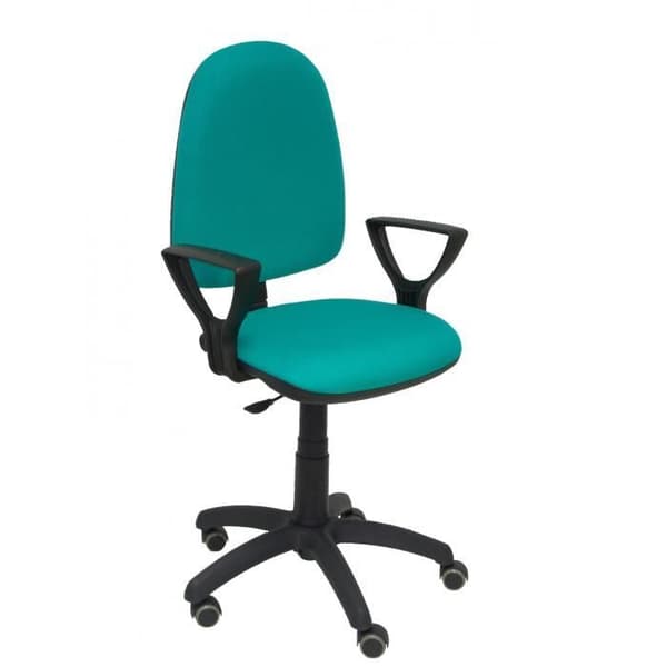 Modell 04CPBALI39BGOLFRP Ergonomisk kontorsstol med permanent kontaktmekanism, höjdjusterbar och parketthjul