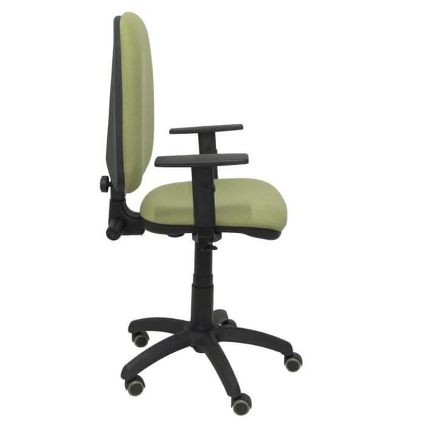 Ergonomisk kontorsstol med höjdjusterbar permanent kontaktmekanism och parketthjul - Sits och ryggstöd
