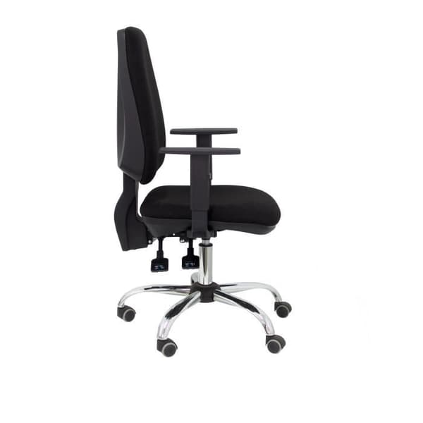 Ergonomisk kontorsstol - PIQUERAS Y CRESPO - Elche-modell - Svart - Tyg - Synkronmekanism