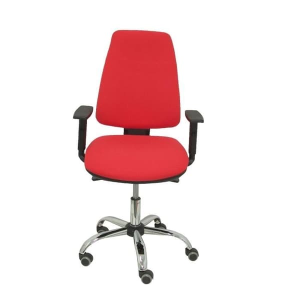 Ergonomisk kontorsstol PIQUERAS Y CRESPO - Elche-modell - Röd - Tyg - Synkronmekanism