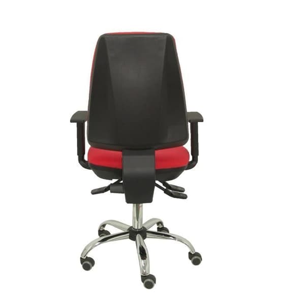Ergonomisk kontorsstol PIQUERAS Y CRESPO - Elche-modell - Röd - Tyg - Synkronmekanism