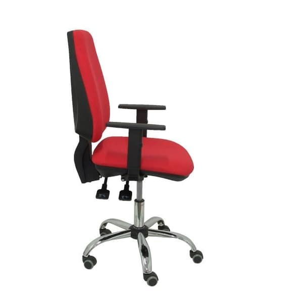 Ergonomisk kontorsstol PIQUERAS Y CRESPO - Elche-modell - Röd - Tyg - Synkronmekanism