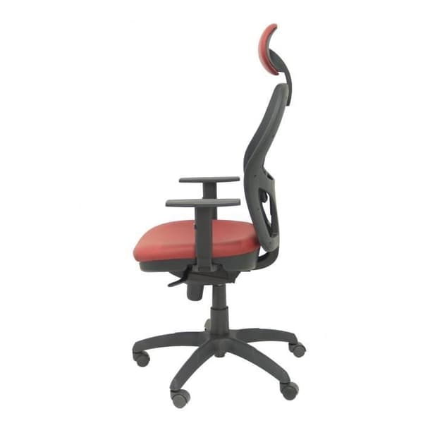 Jorquera svart stol med liknande brun sits i mesh med fast nackstöd