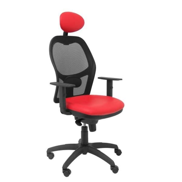 Ergonomisk kontorsstol med synkromekanism, justerbara armstöd och justerbar höjd Andas nätryggstöd i svart