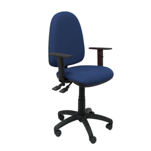 Ergonomisk kontorsfåtölj i marinblått BALI-tyg - PIQUERAS Y CRESPO - Tribaldos modell