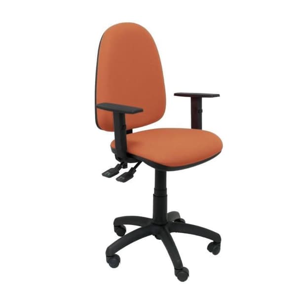 Ergonomisk kontorsstol i brunt BALI-tyg (JUSTERBARA ARMAR INGÅR) PIQUERAS Y CRESPO Tribaldos-modell
