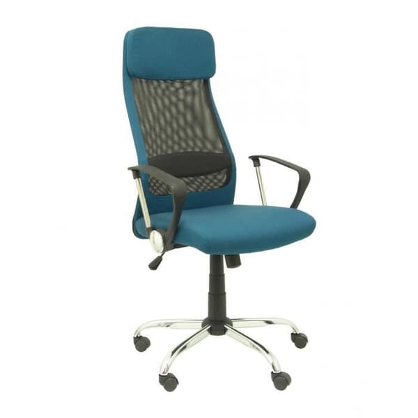 Ergonomisk chefsstol PIQUERAS Y CRESPO Esteras - Malla som andas - Turkos tyg