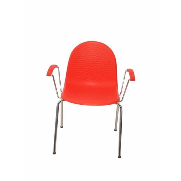 Silla confidente ergonómica Ves - PIQUERAS Y CRESPO - Pack 4 - Orange plast