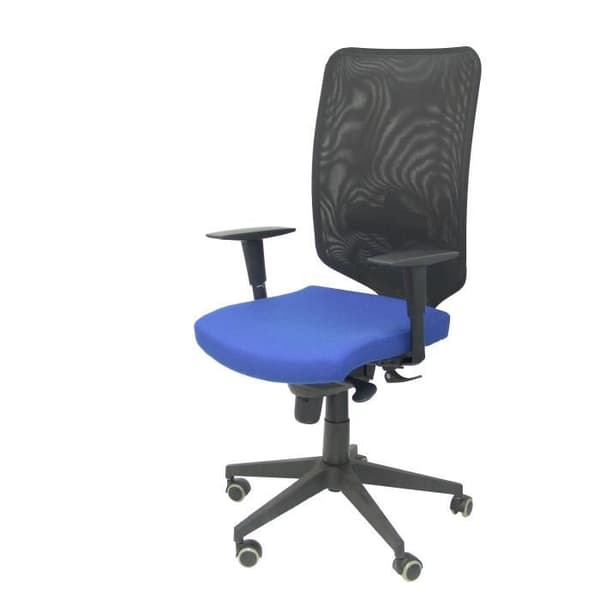 Modell 16SNBALI229 Negra Ergonomisk kontorsstol med synkron mekanism och justerbar i höjd Svart mesh ryggstöd