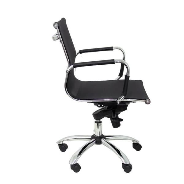 Ergonomisk kontorsstol - PIQUERAS Y CRESPO - Chinchillamodell - Svart - Tyg - Modernt