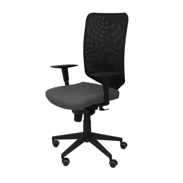 Modell 16SNBALI600 Negra Ergonomisk kontorsstol med synkron mekanism och justerbar i höjd Svart mesh ryggstöd