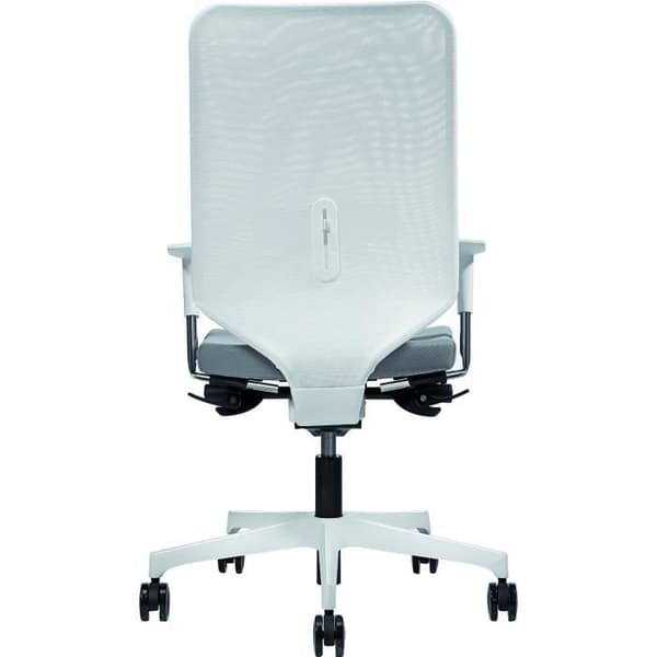 Kontorsstol - PIQUERAS Y CRESPO - Ossa White Model - Ergonomisk - Vit tyg